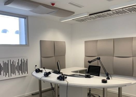radyo odası AKUSTİK PANEL YERLEŞİMİ