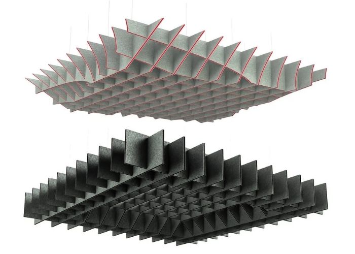 akustik keçe kaset baffle panel - aksa akustik ankara